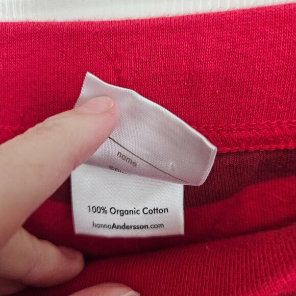 Disney Hanna Andersson Adult Womens Red Stripe Pajamas Gold Mickey Head Size S - Picture 11 of 11